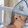 Toalha com capuz Buettner Baby Felpudo com Bordado e Viés Little Dog Azul - 2