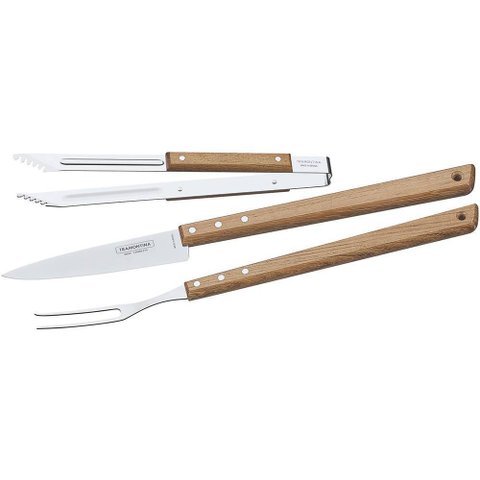 Kit para Churrasco Inox 3 Peças - Tramontina