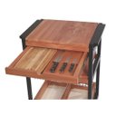 Ver imagem 3 de Carro para Servir Churrasco Mogno Africano Tramontina - 13286/640