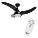 Ver imagem 1 de Ventilador de Teto com Controle Remoto Silencioso Preto Tron