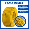 Mangueira Trançada e Siliconada Fama - 3/4x2,5 Resist 50 Metros Amarelo - 2