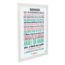 Ver imagem 2 de Quadro Decorativo Oração de São Francisco - Branco - A3 - 33x45cm