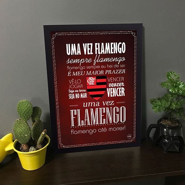 Quadro infantil flamengo