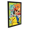 Quadro Decorativo Pokemón - Preto - A3 - 33x45cm - 2