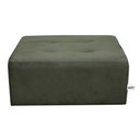 Ver imagem 7 de Puff para Sala Quadrado Decorativo com Pés com Alumínio Nero Matrix - Veludo Light Cinza Light