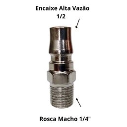 Kit Engate Rápido Esfera Alta Vazão 1/4 Com 2 Peças - 3