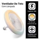 Ver imagem 3 de Frescor e Luz: Ventilador de Teto 30w com Luz Integrada E27