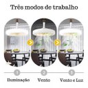 Ver mais imagens de Frescor e Luz: Ventilador de Teto 30w com Luz Integrada E27