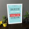 Quadro Decorativo Cada um de Nós Compõe a sua História - Branco - A4 - 24x33cm - 3