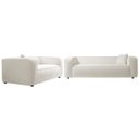 Ver imagem 1 de Kit Sofá 2 Lugares 160cm e Poltrona Cecília Bouclé - Adj Decor