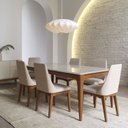 Ver imagem 3 de Mesa de Jantar Float Natural/ Off White Fosco Provincia