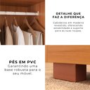 Ver imagem 6 de Guarda-Roupas Báltica 100% MDF 3 Portas 4 Gavetas c/ Kit de Espelhos e Pés