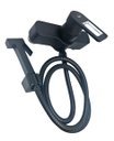 Ver imagem 1 de Misturador Monocomando Ducha Higienica Externo Preto Quadra Velvet Black 32637ks0 Alemã