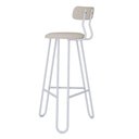 Ver imagem 2 de Conjunto 2 Banquetas Alta Ginger com Encosto Areia Light City