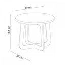 Ver imagem 4 de Sala de Estar Completa para TV Até 75 Polegadas Charlotte 4 Portas Carvalho/Off White - Pnr Móveis