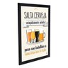 Quadro Decorativo Salta Cerveja Estupidamente Gelada - Preto - A3 - 33x45cm - 2