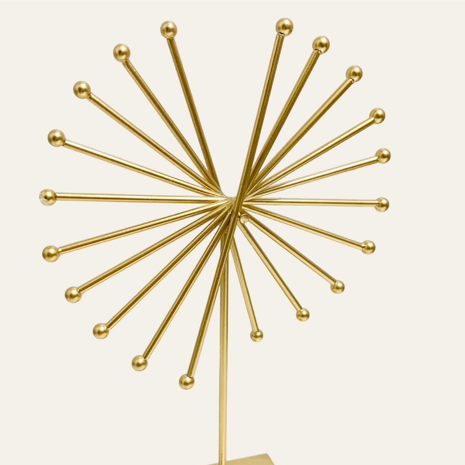 Estatua Aramado Decorativa Metal 23cm - Dourado - 2