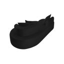 Ver imagem 5 de Sofá Orgânico Denver 2m 2 Lugares Veludo Preto - Fortbello Estofados