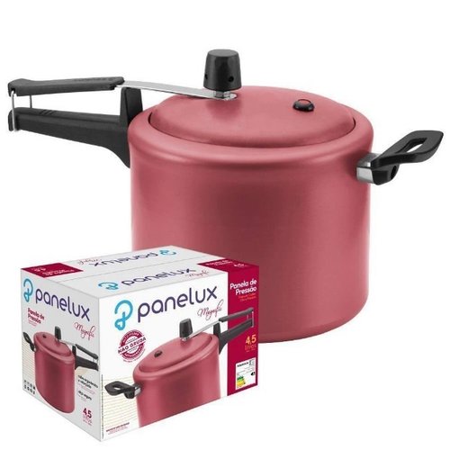 Panela De Pressão Premium Panelux 4.5 Litros - Cereja