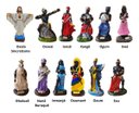 Ver imagem 2 de Altar Congá com 12 Orixás de 10 Cm Umbanda Branco Dourado