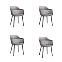 Ver imagem 3 de Kit 4 Cadeiras Estofada Jantar Marcela Rivatti