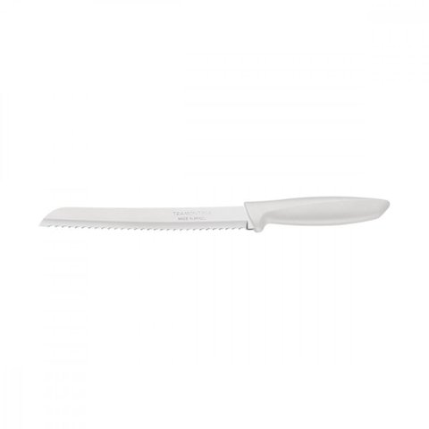 Faca para Pão Tramontina Plenu Inox Off White 8"