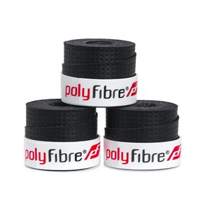 Overgrip Polyfibre Sat 0.6mm - Branco e Vermelho e Preto