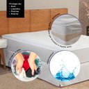 Ver imagem 2 de Protetor de Colchão Matelado Impermeável Solteiro 1 Peça 100% Poliéster - Branco