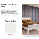 Ver imagem 6 de Cama Queen Madeira Macica Taeda 169 Cm 2809 Branco Festra
