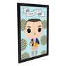Quadro Decorativo Eleven Amigos não Mentem - Stranger Things - Preto - A3 - 33x45cm - 2