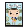 Quadro Decorativo Eleven Amigos não Mentem - Stranger Things - Preto - A3 - 33x45cm - 1