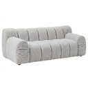Ver imagem 1 de Sofá Living 3 Lugares 180cm Cinza Claro Bouclé Nexta Casa