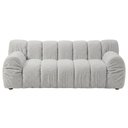 Ver imagem 4 de Sofá Living 3 Lugares 180cm Cinza Claro Bouclé Nexta Casa
