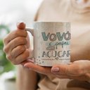 Ver imagem 2 de Caneca Vovô É Pai com Açúcar Azul
