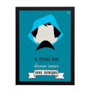 Ver imagem 1 de Quadro Decorativo Frases Seu Madruga - Chaves - Preto - A4 - 24x33cm