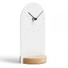 Relógio Mesa Umbra Sometime Desk Clock Branco/Natural - 1