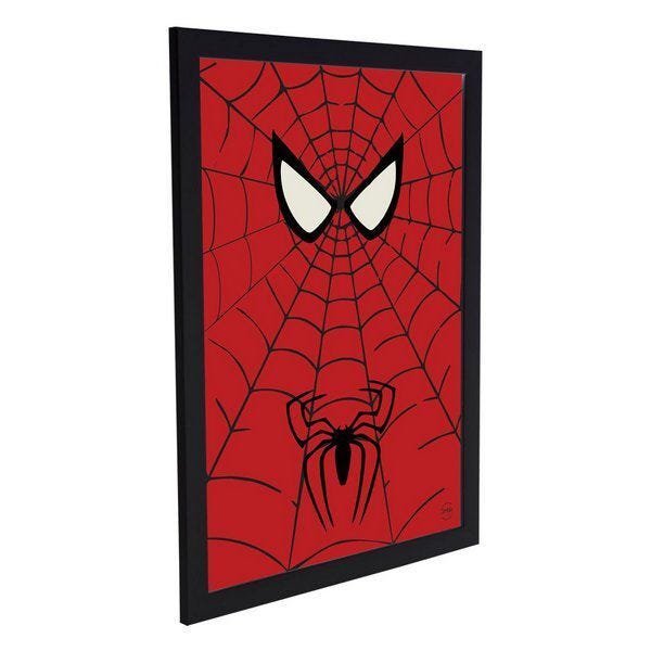 Quadro decorativo A3 SPIDER MAN, HOMEM ARANHA, GAME, JOGOS