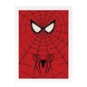 Quadro Decorativo Homem Aranha - Branco - A3 - 33x45cm - 1