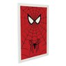 Quadro Decorativo Homem Aranha - Branco - A3 - 33x45cm - 2
