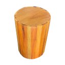 Ver imagem 1 de banco redondo natural banqueta puff seat garden madeira de demolição sala de estar cozinha bar