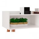 Ver imagem 4 de Aparador Balcão Retrô Clássico Branco Gloss - Moveisaqui