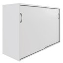 Ver imagem 5 de Armário Escritório 120cm 2 Portas de Correr e Prateleiras F5 Cor:cinza