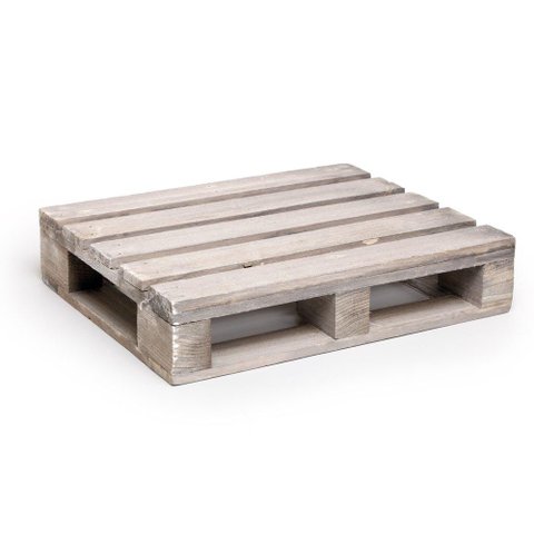 Pallet Decorativo Cinza Tam P (rustic) C/1 Un