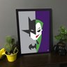 Quadro Decorativo Batman X Coringa Minimalista - Preto - A5 - 18x24cm - 3