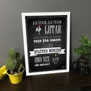 Ver imagem 3 de Quadro Decorativo Hino do Galo - Atlético Mineiro - Branco - A3 - 33x45cm
