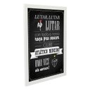 Ver imagem 2 de Quadro Decorativo Hino do Galo - Atlético Mineiro - Branco - A3 - 33x45cm