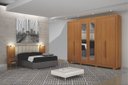 Ver imagem 1 de Dormitorio Casal Espelho 2PÇS 6 Portas Mirage - Arbo Design