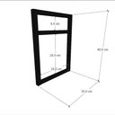 Ver imagem 2 de Suporte prateleira industrial kit com 2 40x30 prateleira suspensa industrial prateleira industrial