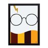 Quadro Decorativo Harry Potter Minimalista - Preto - A3 - 33x45cm - 1