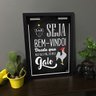 Quadro Decorativo Seja Bem Vindo Não Fale Mal do meu Galo - Preto - A4 - 24x33cm - 3